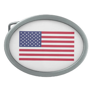 Flag of United States of America Belt Buckle