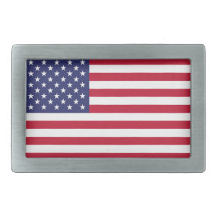 Flag of United States of America Belt Buckle
