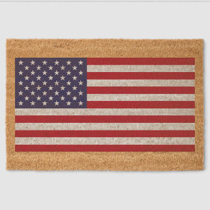 Flag of United States of America Fiber Doormat