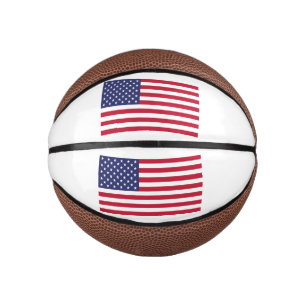 Flag of United States of America Mini Basketball
