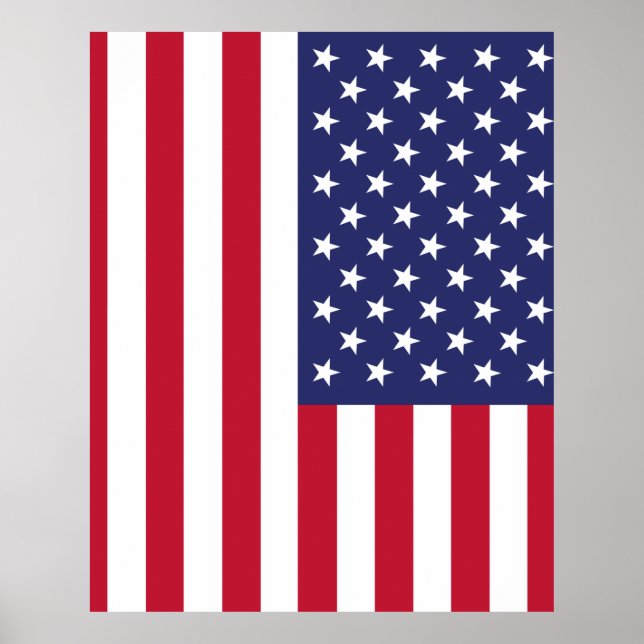 Flag of United States of America Poster (Front)