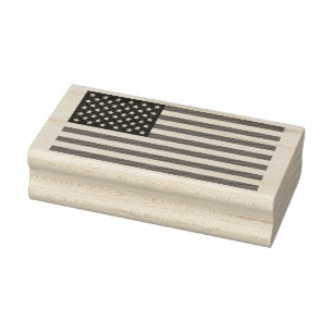 Flag of United States of America Rubber Stamp