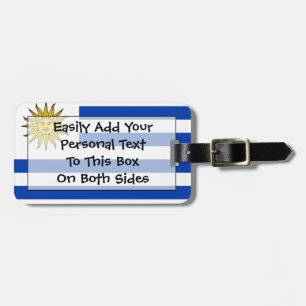 Flag of Uruguay Easy ID Personal Luggage Tag