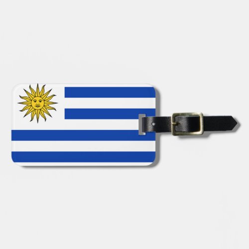 Flag of Uruguay Easy ID Personal Luggage Tag