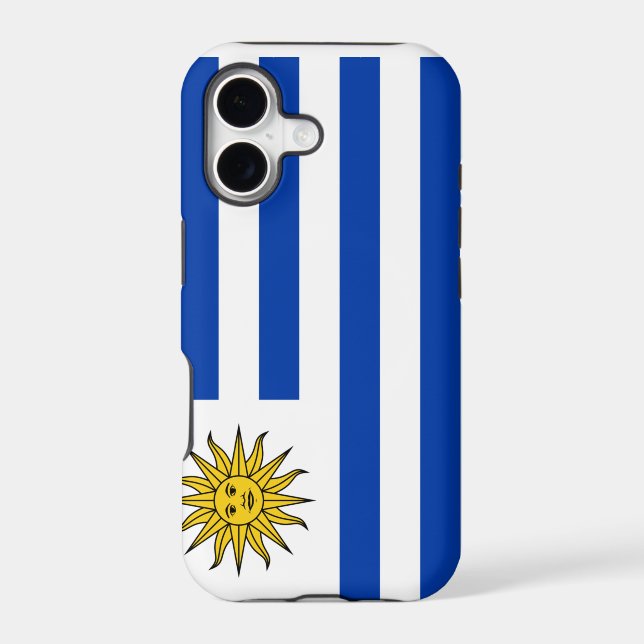 Flag of Uruguay Iphone Case (Back)