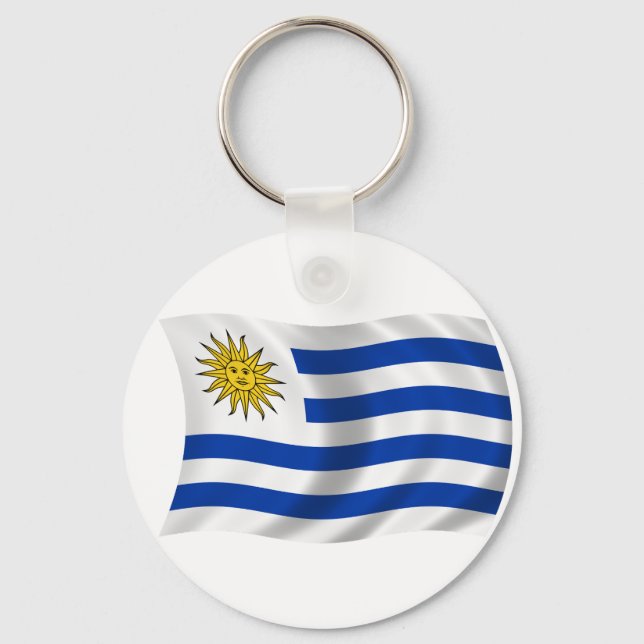 Flag of Uruguay Keychain (Front)