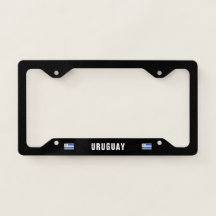 Flag of Uruguay License Plate Frame