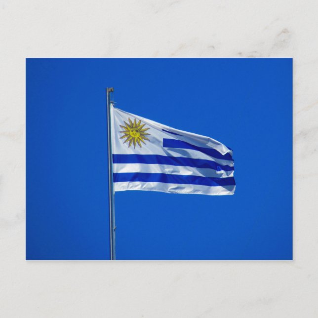 flag of uruguay postcard (Front)