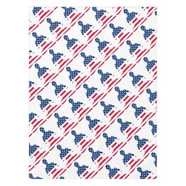 Flag of USA meditation American yoga Tablecloth Flag of USA meditation American yoga Tablecloth