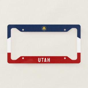 Flag of Utah (Beehive Flag) License Plate Frame