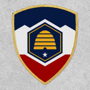 Flag of Utah (Beehive Flag) Patch