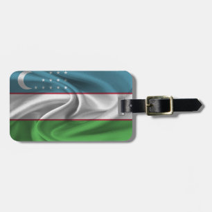 Flag Of Uzbekistan Luggage Tag