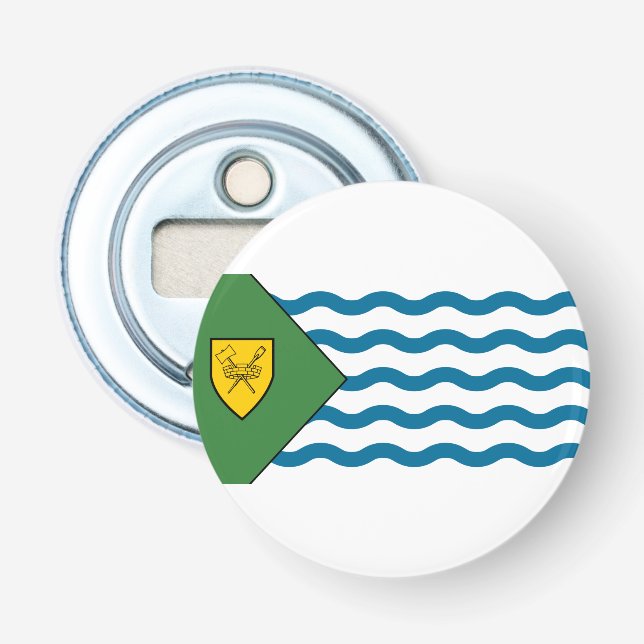 Flag of Vancouver, British Columbia Bottle Opener (Front)
