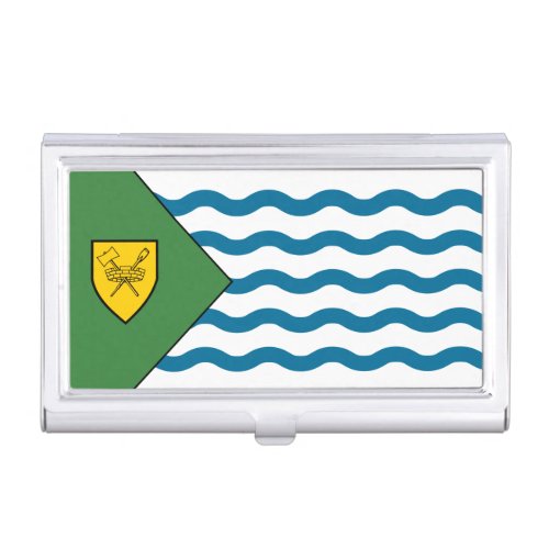 Flag of Vancouver British Columbia Business Card  Business Card Case