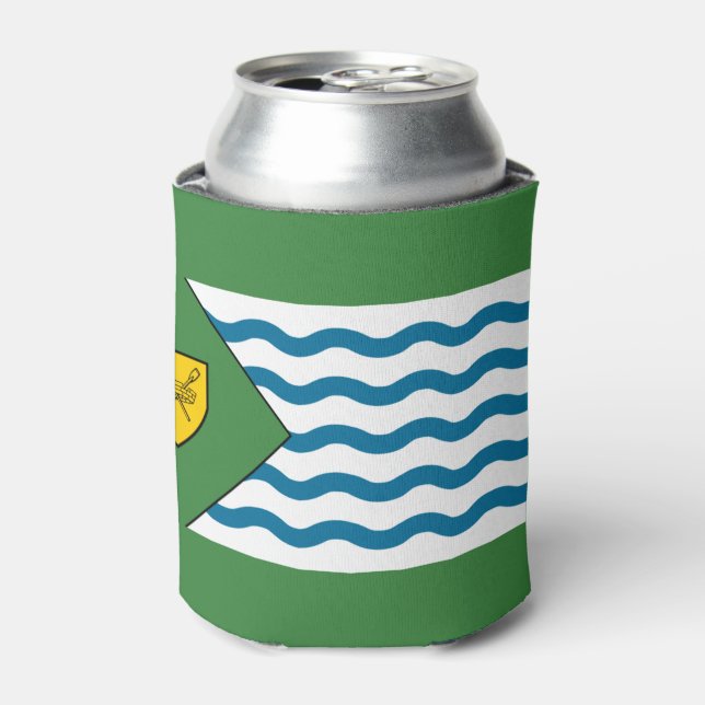 Flag of Vancouver, British Columbia Can Cooler (Can Front)