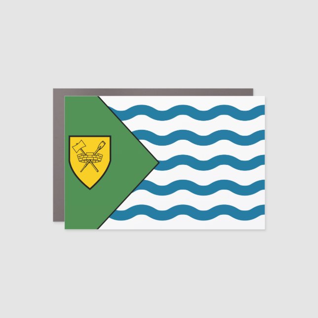 Flag of Vancouver, British Columbia Car Magnet (Front)