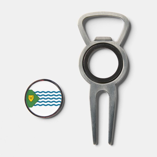 Flag of Vancouver, British Columbia  Divot Tool (Front (Open))