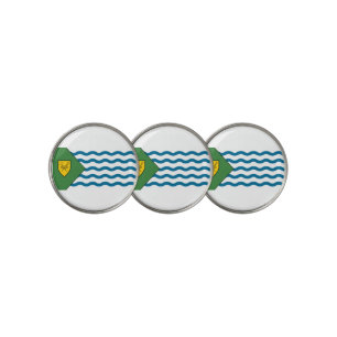 Flag of Vancouver, British Columbia Golf Ball Marker