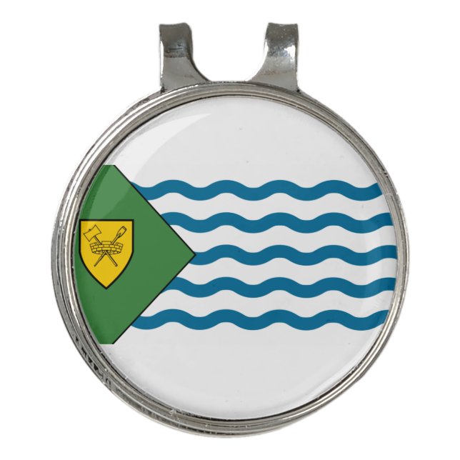 Flag of Vancouver, British Columbia  Golf Hat Clip (Front)