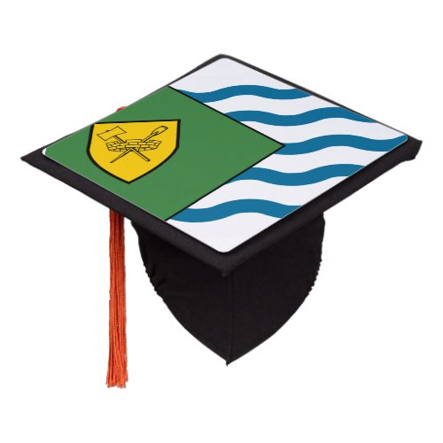 Flag of Vancouver British Columbia Graduation Cap Topper