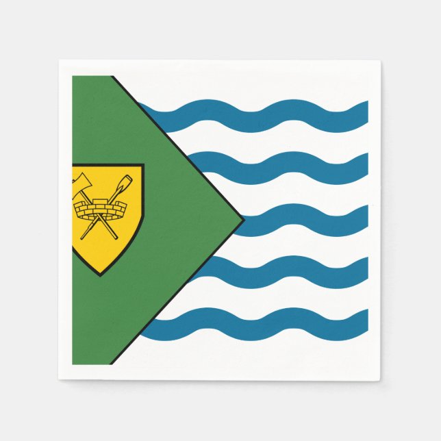 Flag of Vancouver, British Columbia Napkins (Front)