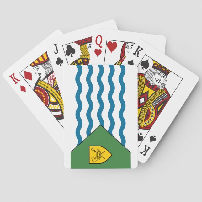 Flag of Vancouver, British Columbia Poker Cards (Back)