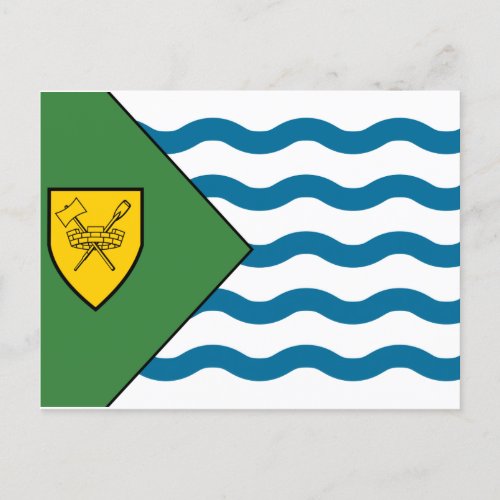 Flag of Vancouver British Columbia Postcard