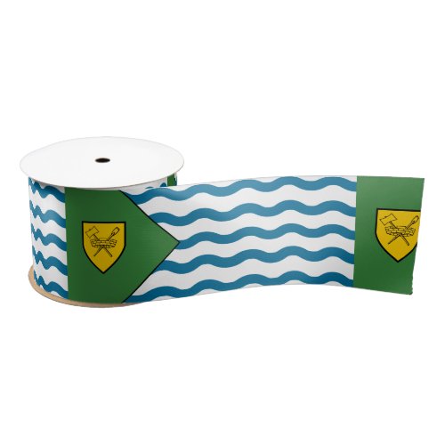 Flag of Vancouver British Columbia Satin Ribbon