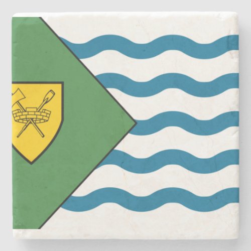 Flag of Vancouver British Columbia Stone Coaster