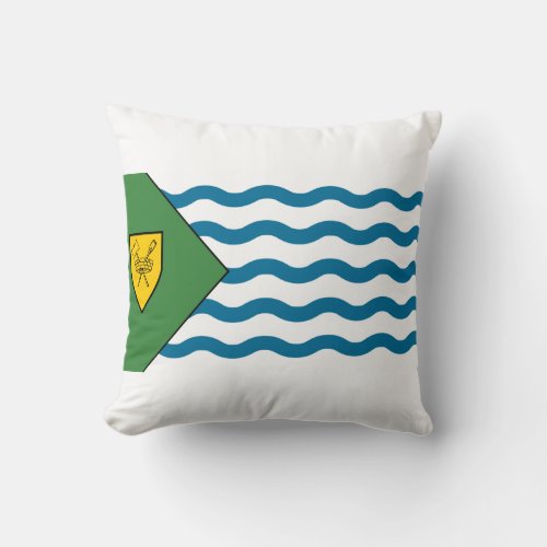 Flag of Vancouver British Columbia Throw Pillow