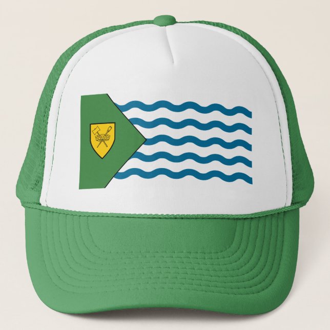 Flag of Vancouver, British Columbia Trucker Hat (Front)