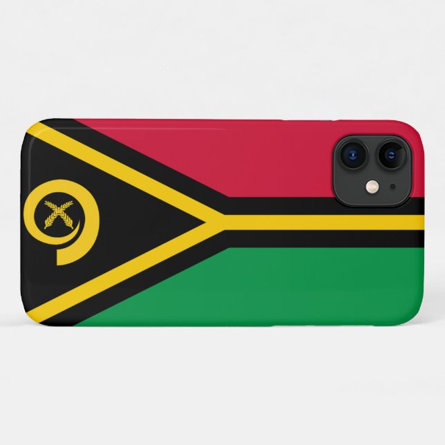 Flag of Vanuatu Case-Mate iPhone Case (Back (Horizontal))