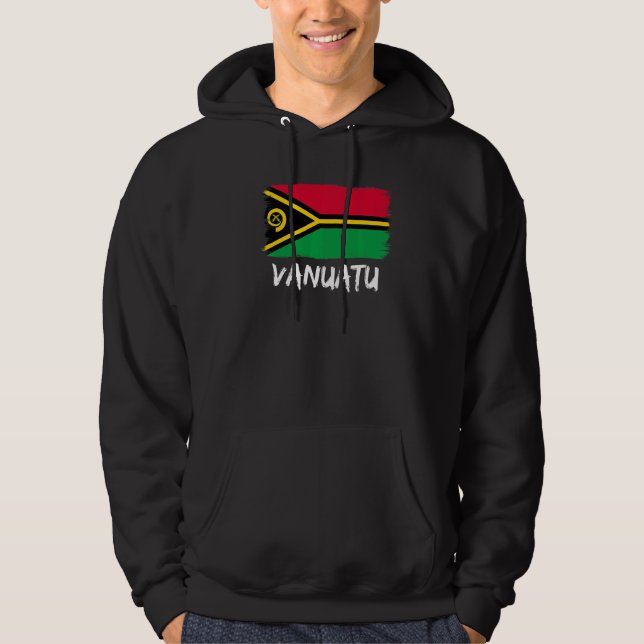 Flag Of Vanuatu Hoodie (Front)