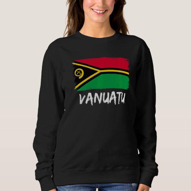 Flag Of Vanuatu Sweatshirt (Front)