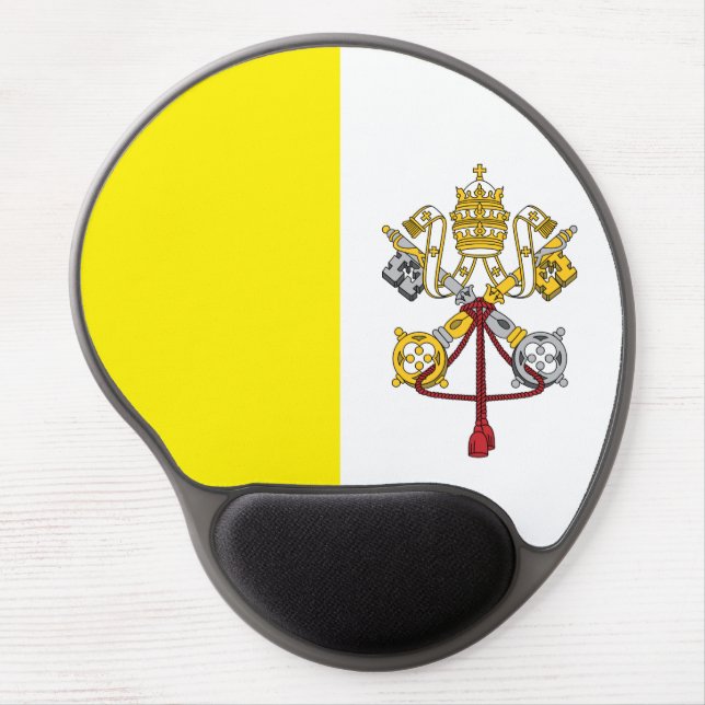 Flag of Vatican City Gel Mouse Pad (Front)