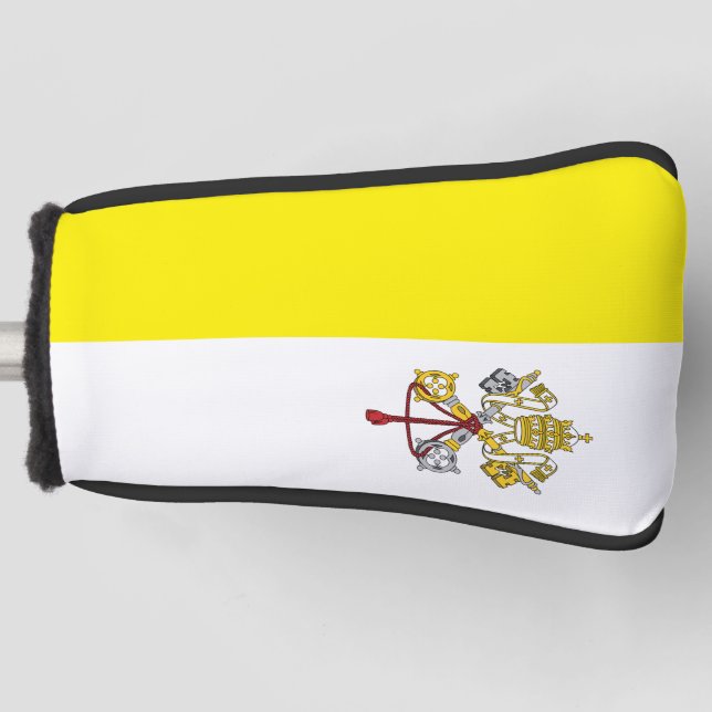 Flag of Vatican City Golf Head Cover (Front)