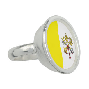 Flag of Vatican City Ring