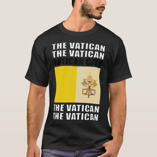 Flag of Vatican City T_Shirt