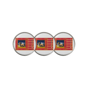 Flag of Veneto (Italy) Golf Ball Marker