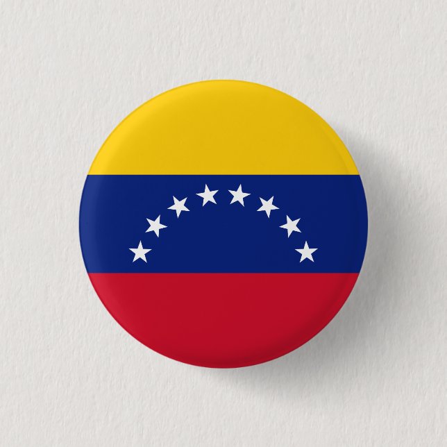 Flag of Venezuela Button (Front)