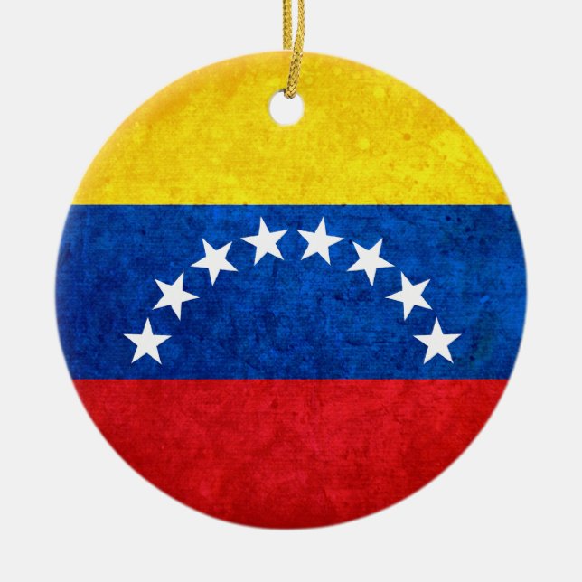 Flag of Venezuela Ceramic Ornament (Front)