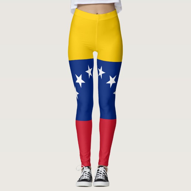 Flag of Venezuela Leggings (Front)