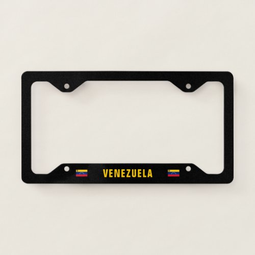 Flag of Venezuela License Plate Frame