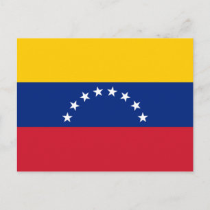 Flag of Venezuela Postcard
