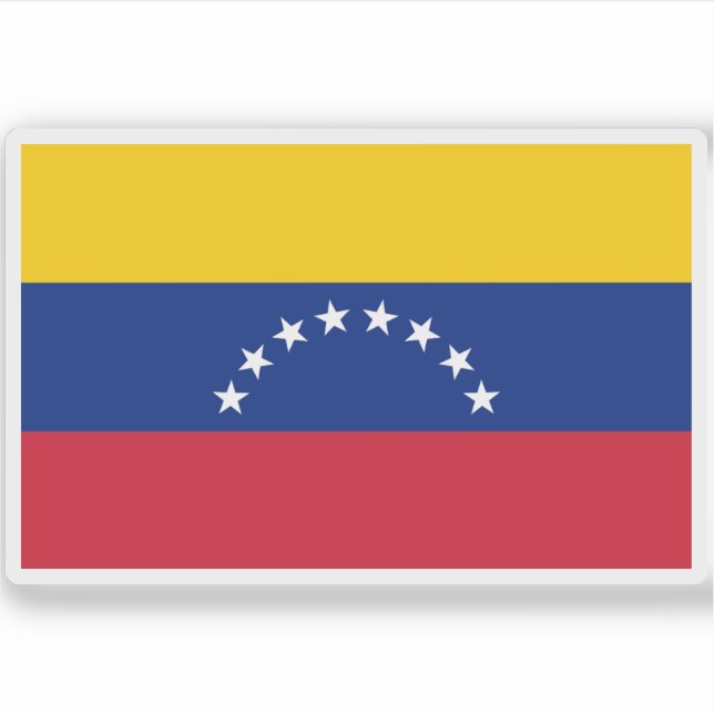 Flag of Venezuela  Sticker (Front)