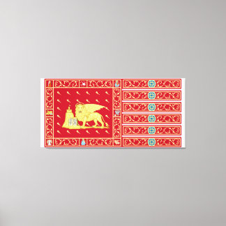Flag of Venice, Italy (Venezia, Veneto, Italia) Canvas Print