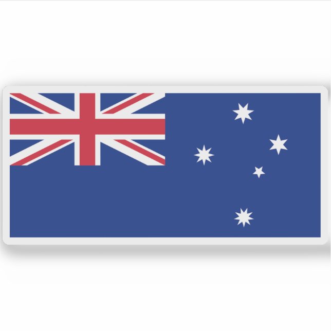 Flag of Victoria (1870-1877), Australia Sticker (Front)
