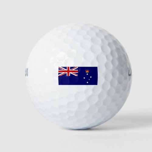 Flag of Victoria Australia Golf Balls