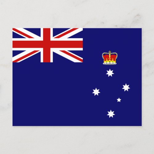 Flag of Victoria Australia Postcard