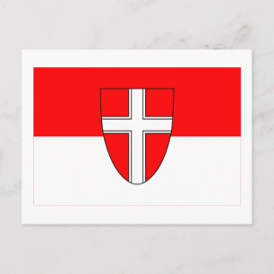 Flag of Vienna, Austria Postcard